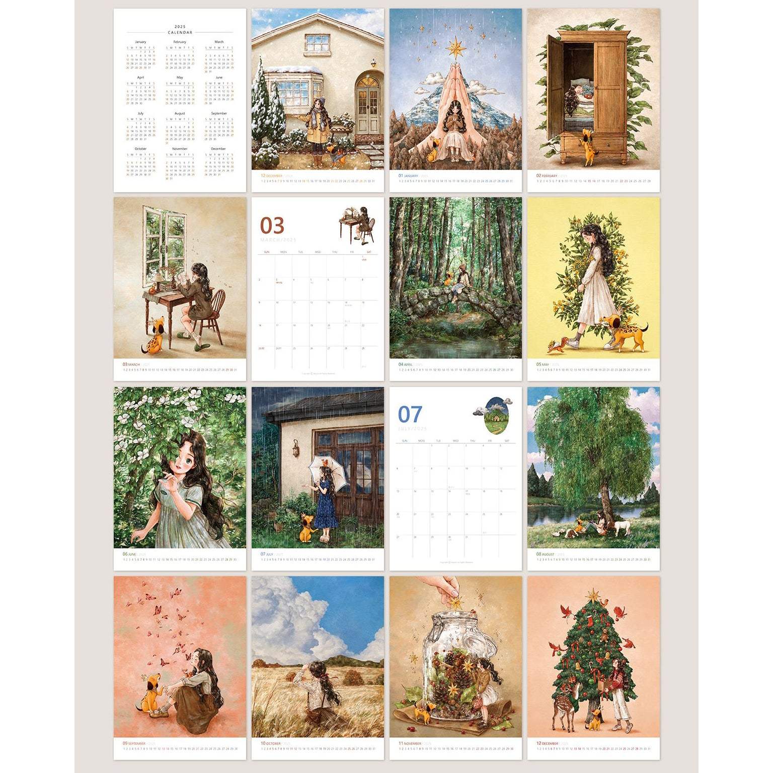 2025 AEPPOL Forest Girl Diary : Planner and Calendar (tumblbug) - Image 8