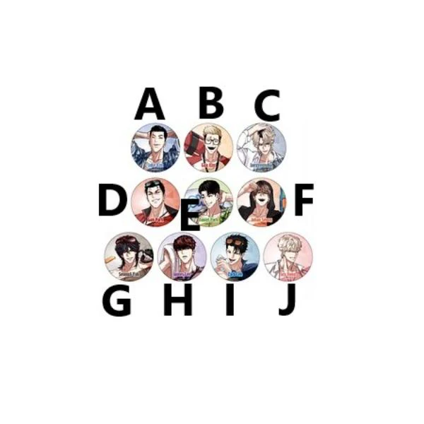 2025 WORLD WEBTOON FESTIVAL X LOOKISM ARCADE POP-UP - Character Hand Mirror - Image 2
