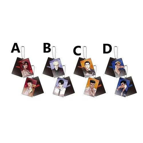 2025 WORLD WEBTOON FESTIVAL X  LOOKISM ARCADE POP-UP - Double Keyring - Image 2