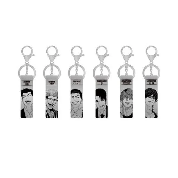 2025 WORLD WEBTOON FESTIVAL X  LOOKISM ARCADE POP-UP - Sketch Metal Keyring