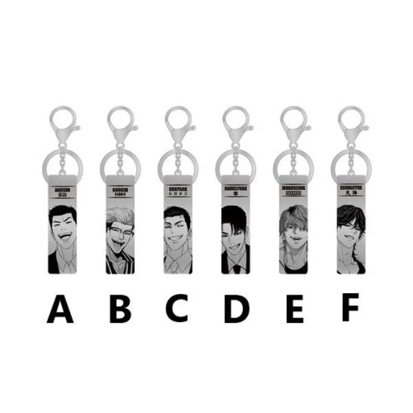 2025 WORLD WEBTOON FESTIVAL X  LOOKISM ARCADE POP-UP - Sketch Metal Keyring - Image 2