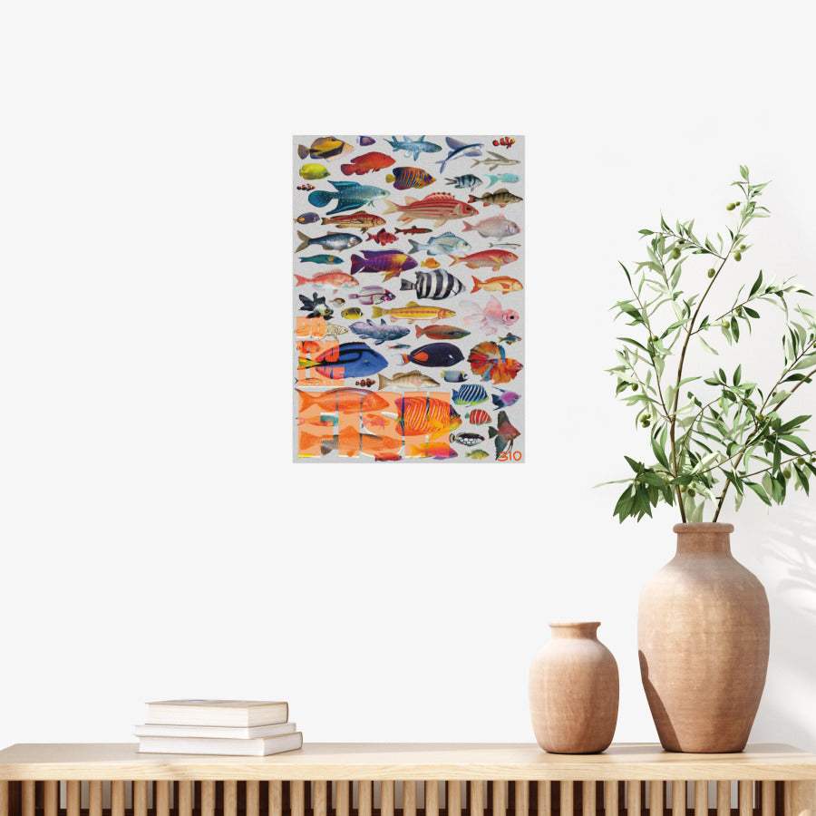 310 - Fish A3 Poster - Image 3