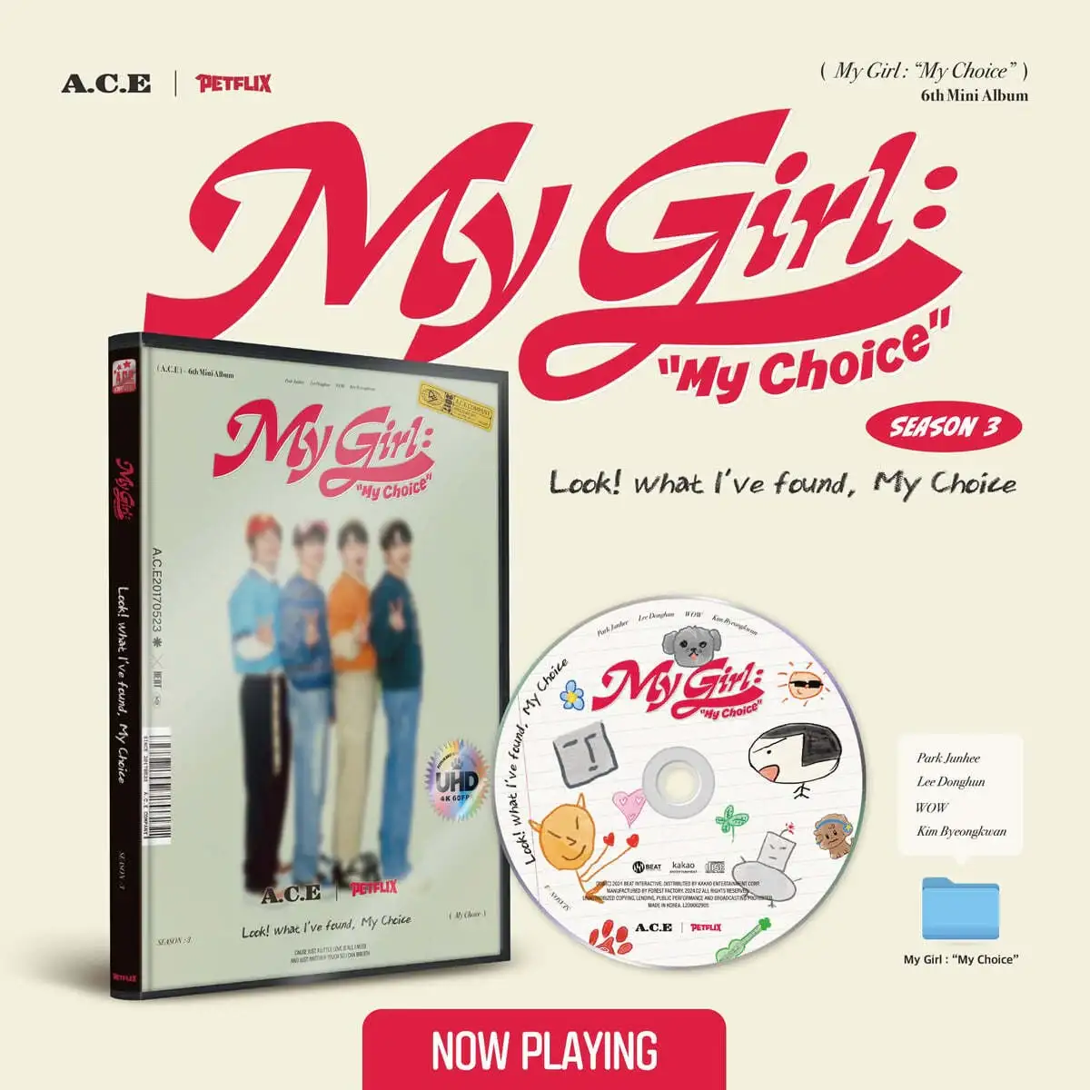 A.C.E - My Girl : “My Choice” : 6th Mini Album (Set) - Image 6