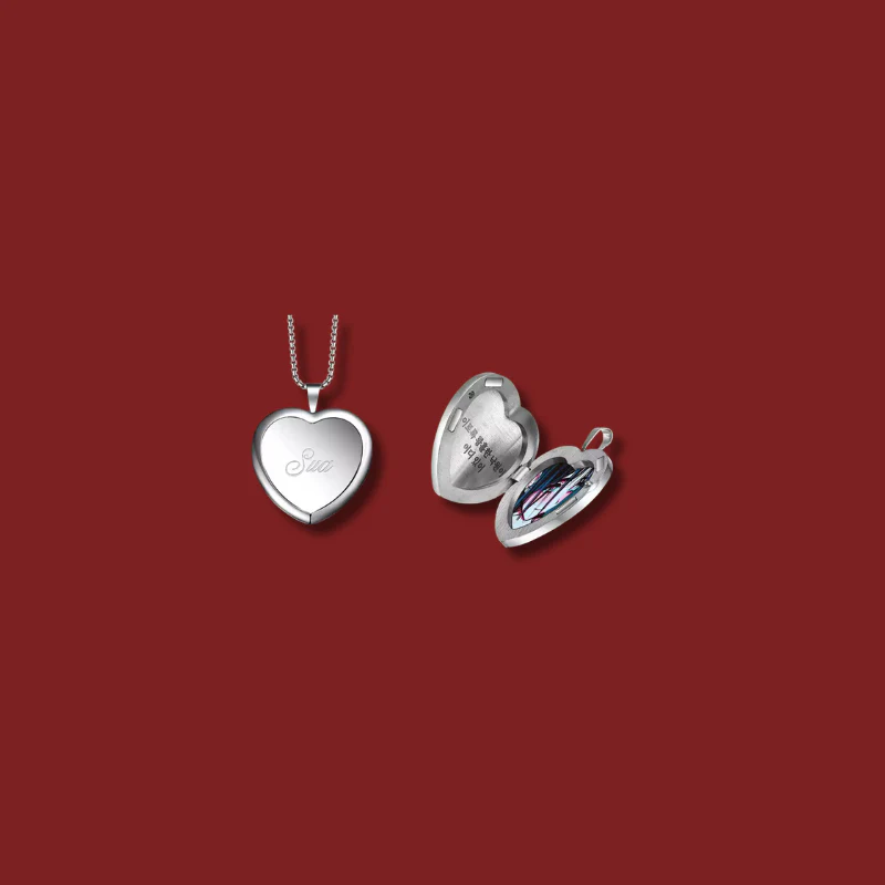 Alien Stage Karmic Angel - Heart Photo Frame Pendant - Image 3