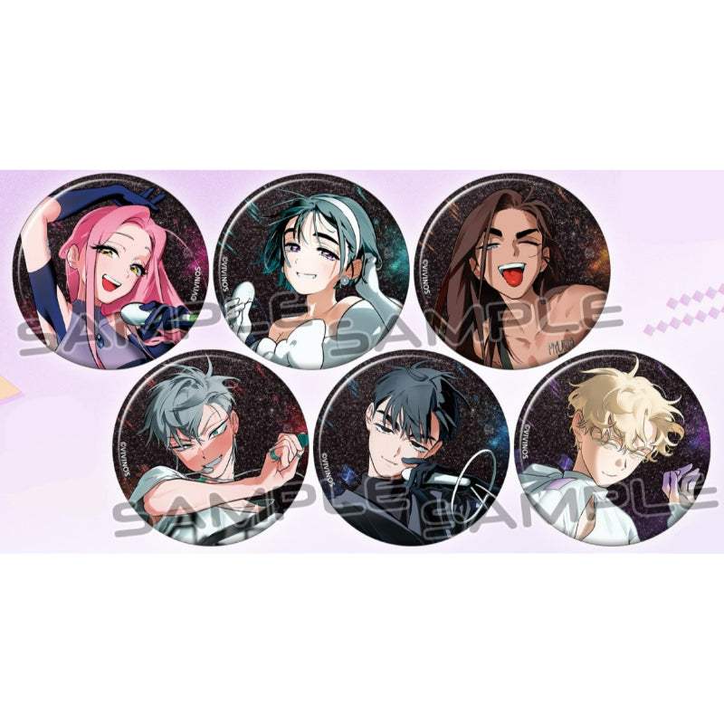 ALIEN STAGE TOP 6 FAIR in Animate - Glitter Can Badge Collection
