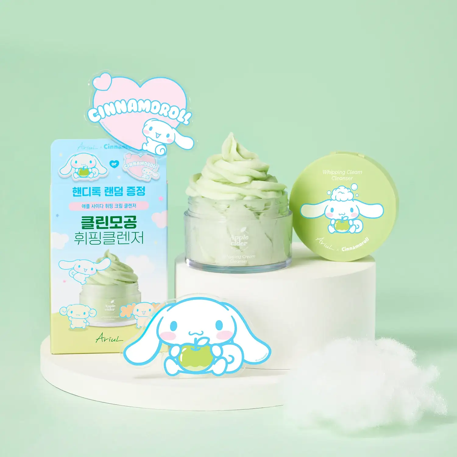 Ariul x Cinnamoroll - Apple Cider Whipping Cream Cleanser - Image 5