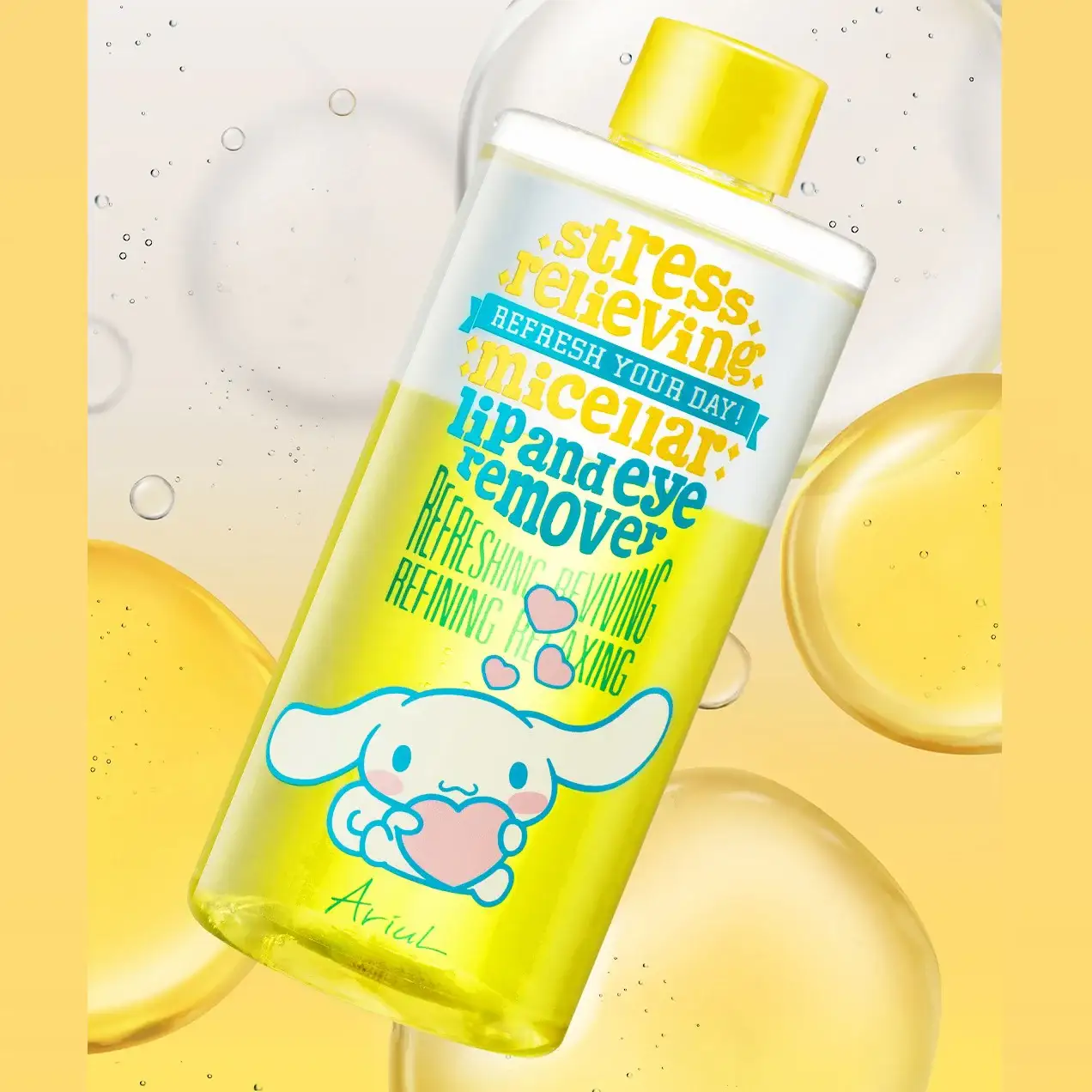 Ariul x Cinnamoroll - Stress Relieving Micellar Lip and Eye Remover - Image 3