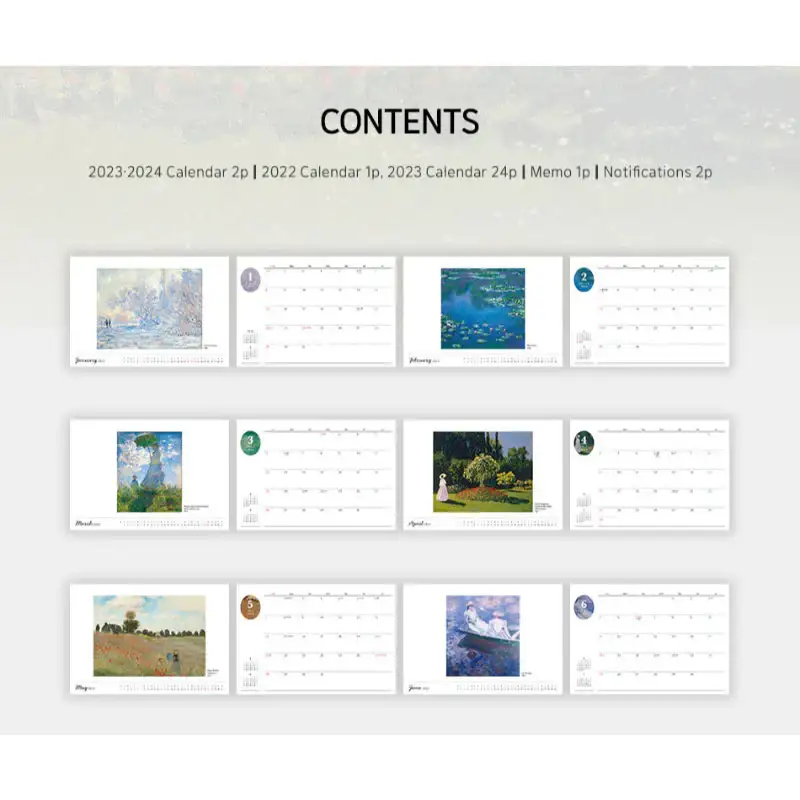 ARTNUOVEAU - 2023 Characters Desk Calendar Collection - Image 39