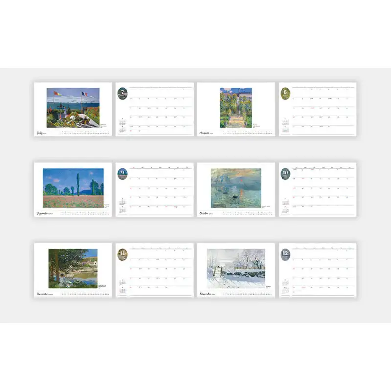 ARTNUOVEAU - 2023 Characters Desk Calendar Collection - Image 40