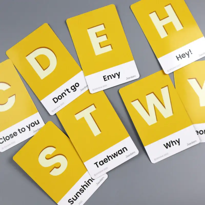 Banana Scandal - Yeonwoo X Taehwan Alphabet Flash Card - Image 3