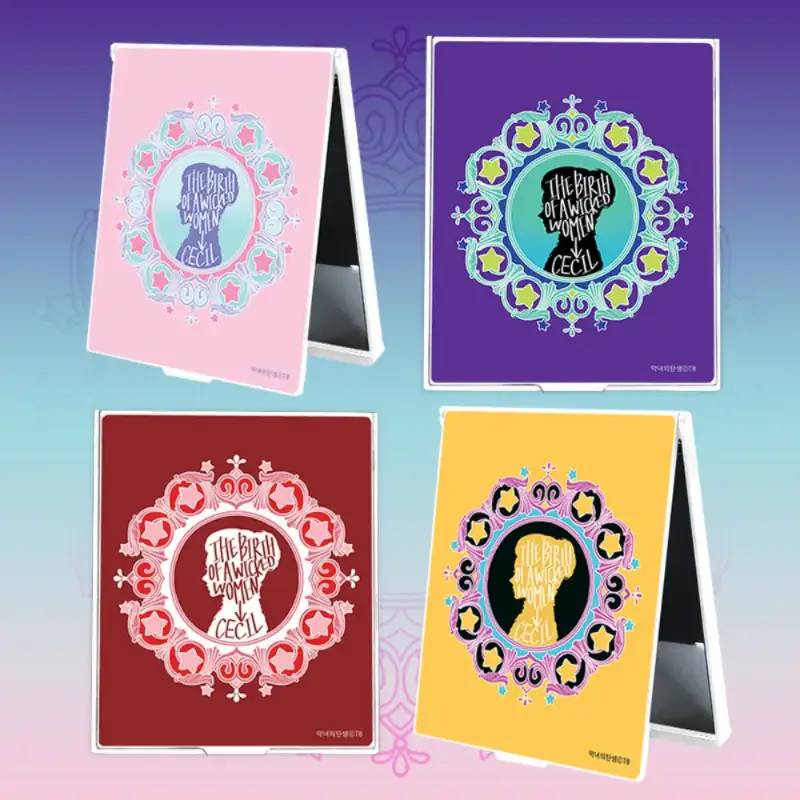 Birth of The Wicked Woman - Square Folding Mirror