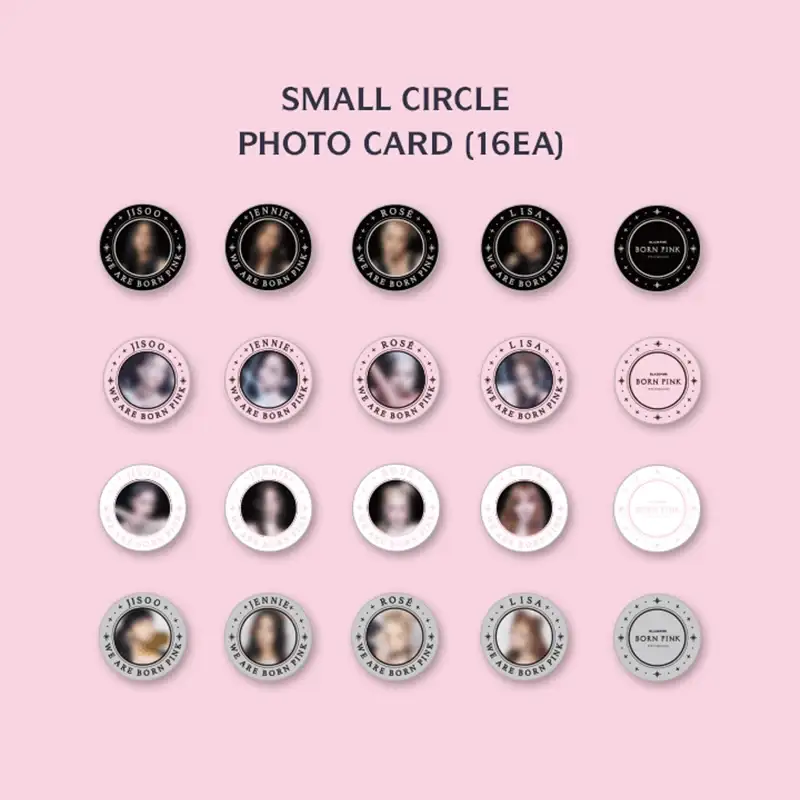 BlackPink - Born Pink - Circle Photo Card Set - Image 3