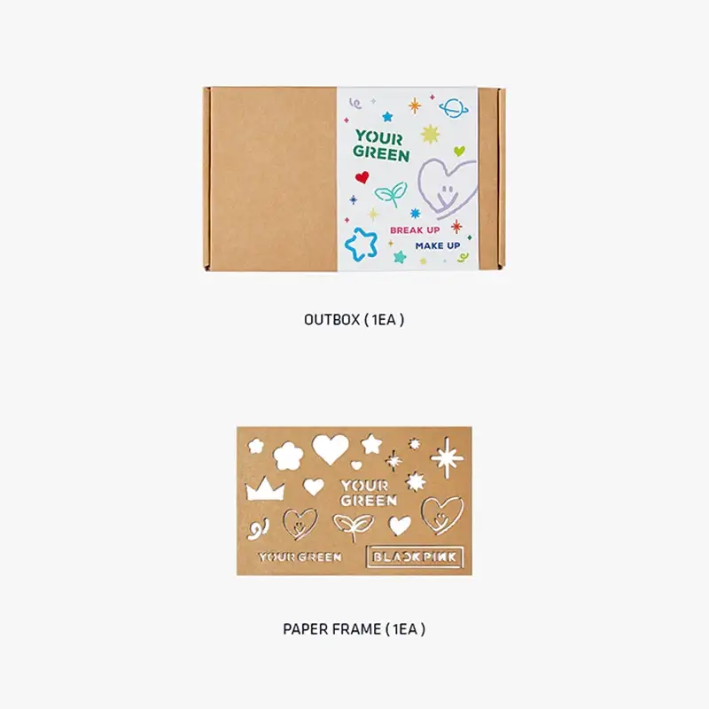 Blackpink - Your Green - Re-cycled DIY Card Wallet - Image 2