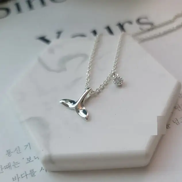 Bling Atty - Whale Tail & Birthstone Silver Anklet (inspired by K-drama Extraordinary Attorney Woo) - Image 2