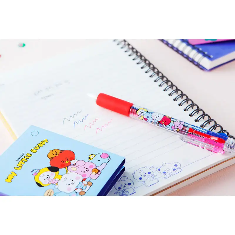 BT21 - Baby My Little Buddy 4-Color Ballpoint Pen - Image 5