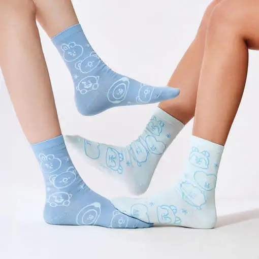 BT21 - Basic Jacquard Socks Candy Gift Set (2PCS) - Image 2