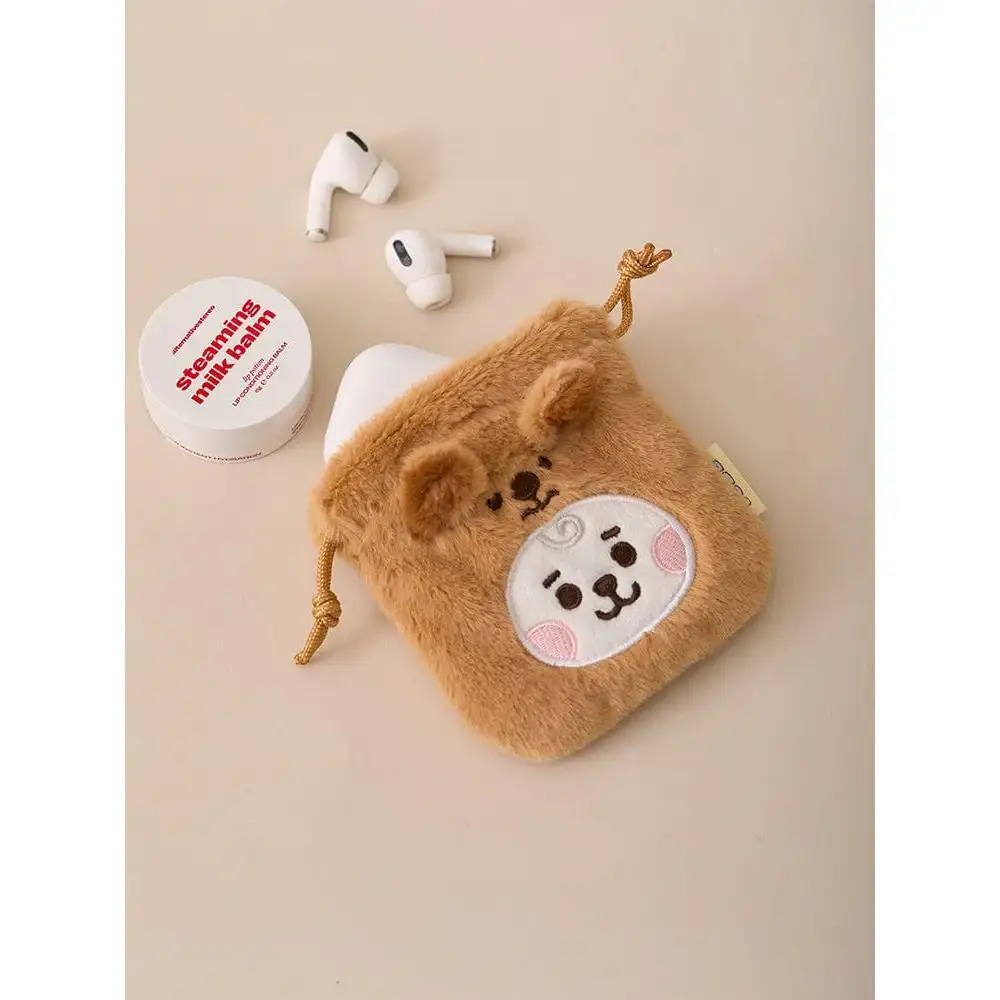 BT21 FLUFFY - RJ Baby Mini Bag Charm Pouch - Image 2
