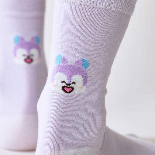 BT21 - MANG Jacquard Face Socks - Image 2