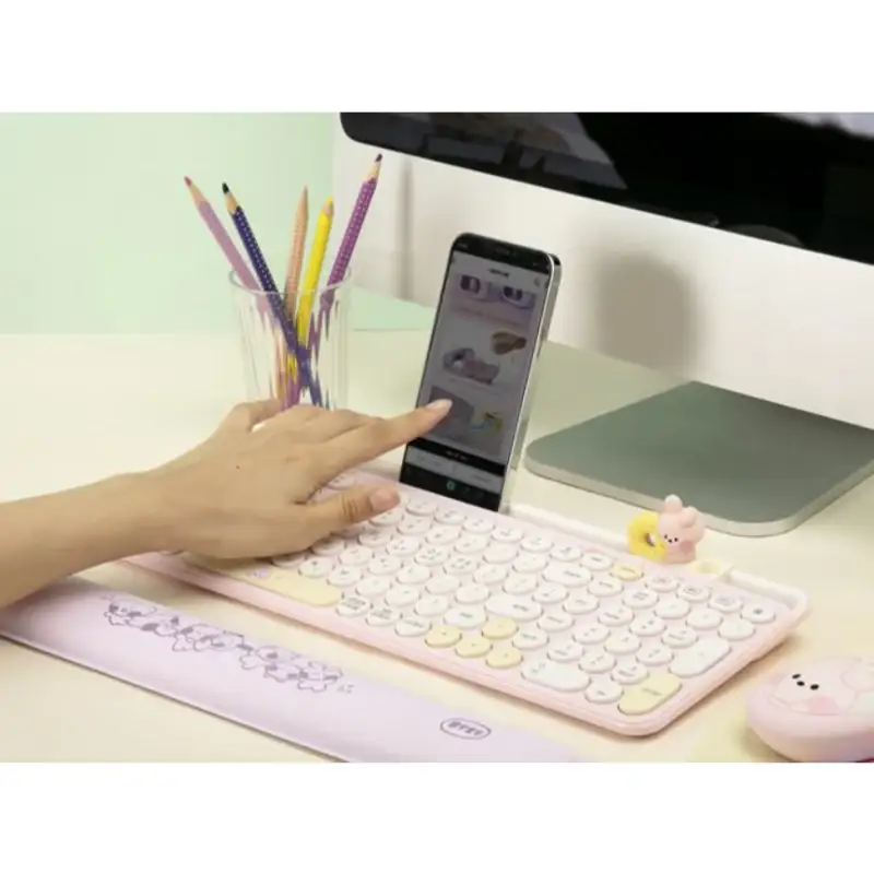 BT21 - Minini Multi Pairing Wireless Keyboard - Image 10
