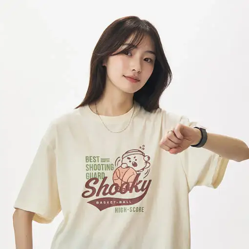 BT21 - SHOOKY Best Shooting Guard Short Sleeve T-Shirt - Image 4