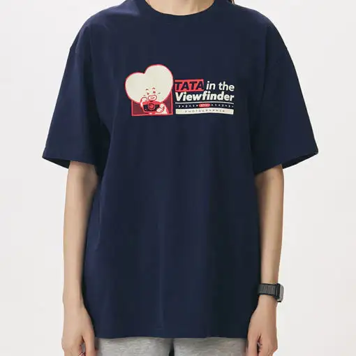 BT21 - TATA in the Viewfinder Short Sleeve T-Shirt - Image 3
