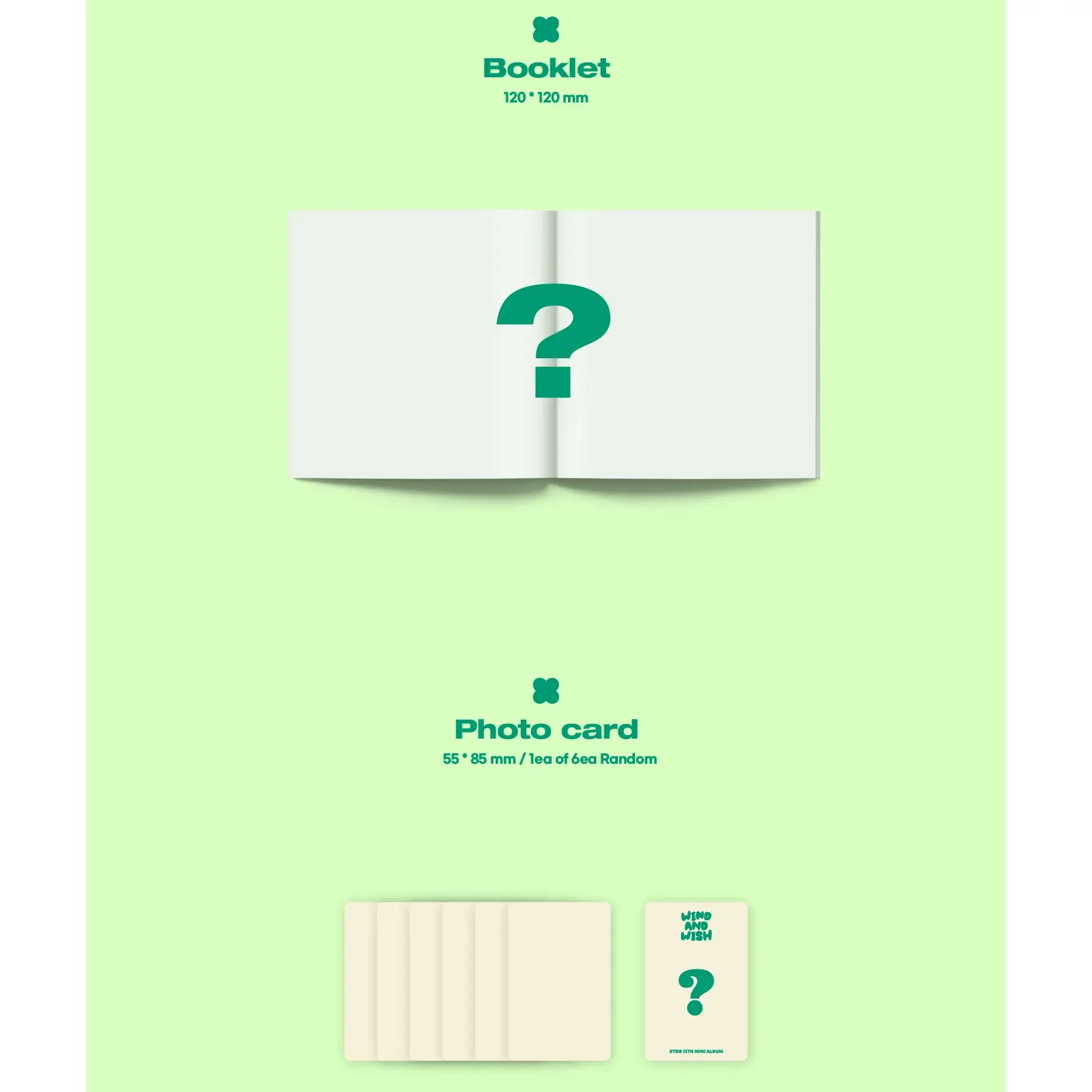 BTOB - Wind And Wish : Mini Album Vol. 12 (Clover Version) - Image 3