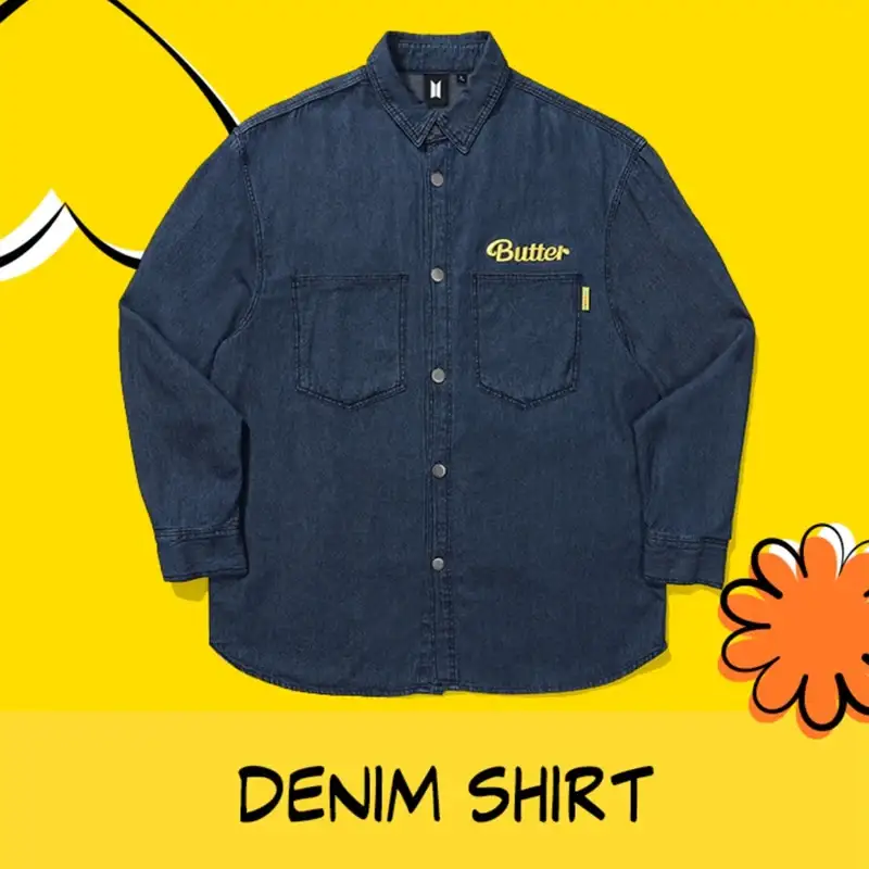 BTS - BUTTER - Denim Shirt
