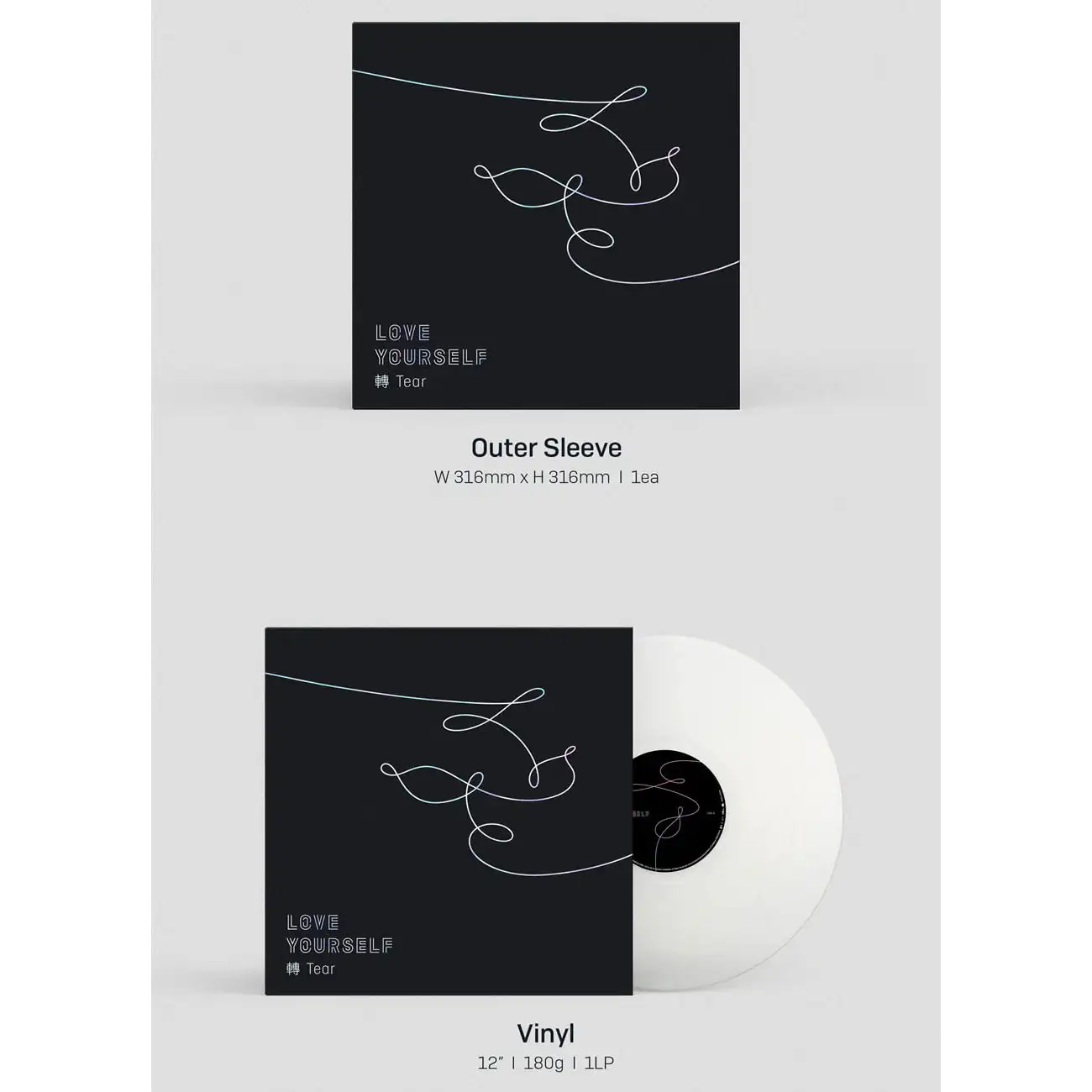 BTS - Love Yourself 轉 'TEAR' : LP Album - Image 2