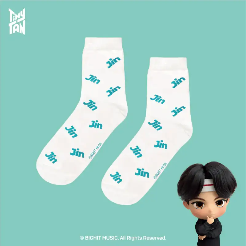 BTS - TinyTAN - Name Socks - Image 2