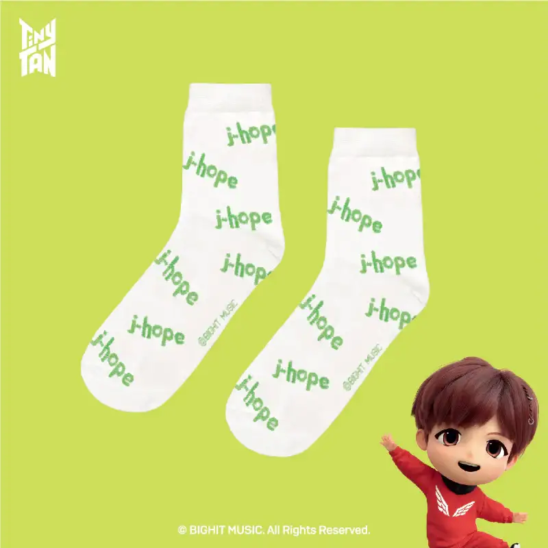 BTS - TinyTAN - Name Socks - Image 4
