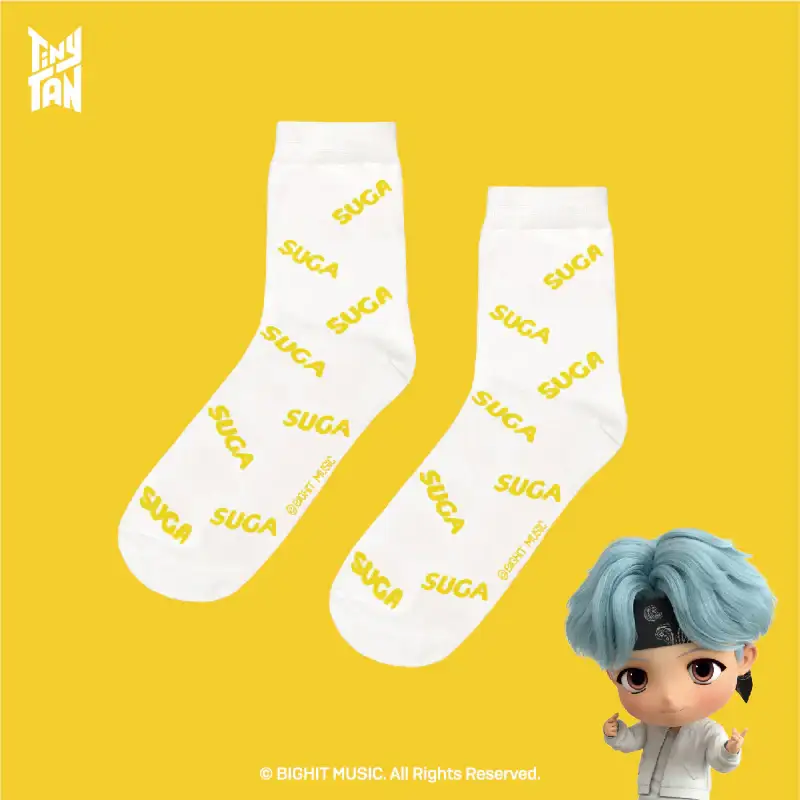 BTS - TinyTAN - Name Socks - Image 5