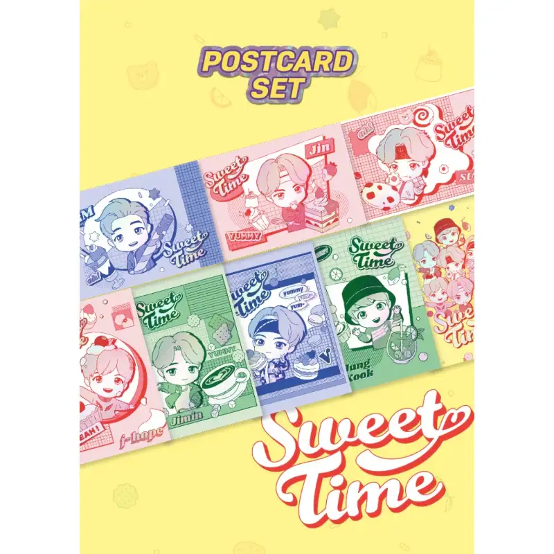 BTS - TinyTan - Postcard Set Sweet Time - Image 8