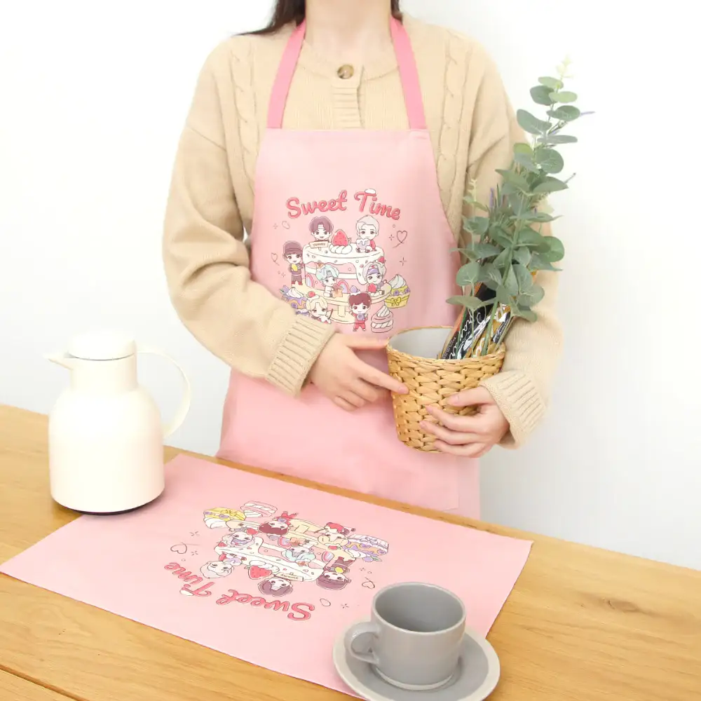 BTS - TinyTAN Sweet Time Kitchen Apron - Image 6