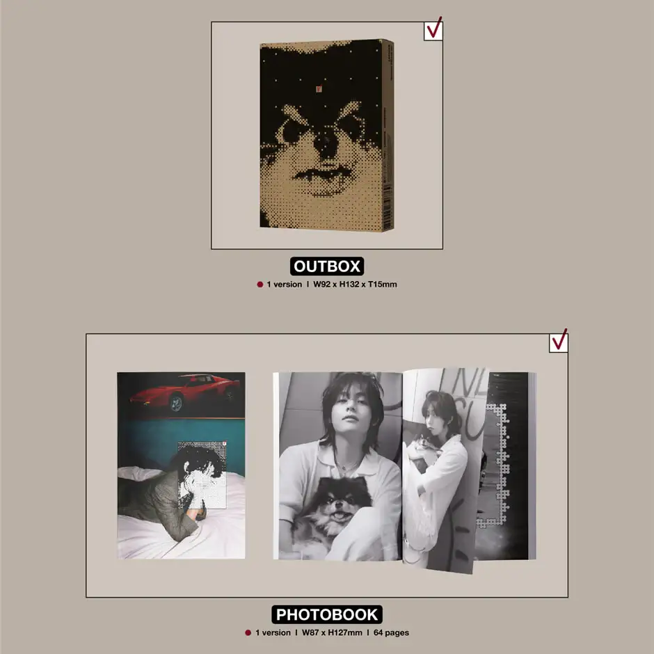 BTS V - Layover : 1st Solo Album (Weverse + Photobook Version) - Image 11