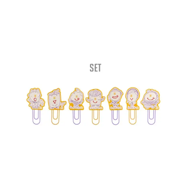 BTS x McD - Saucy Book Clip Set - Image 3
