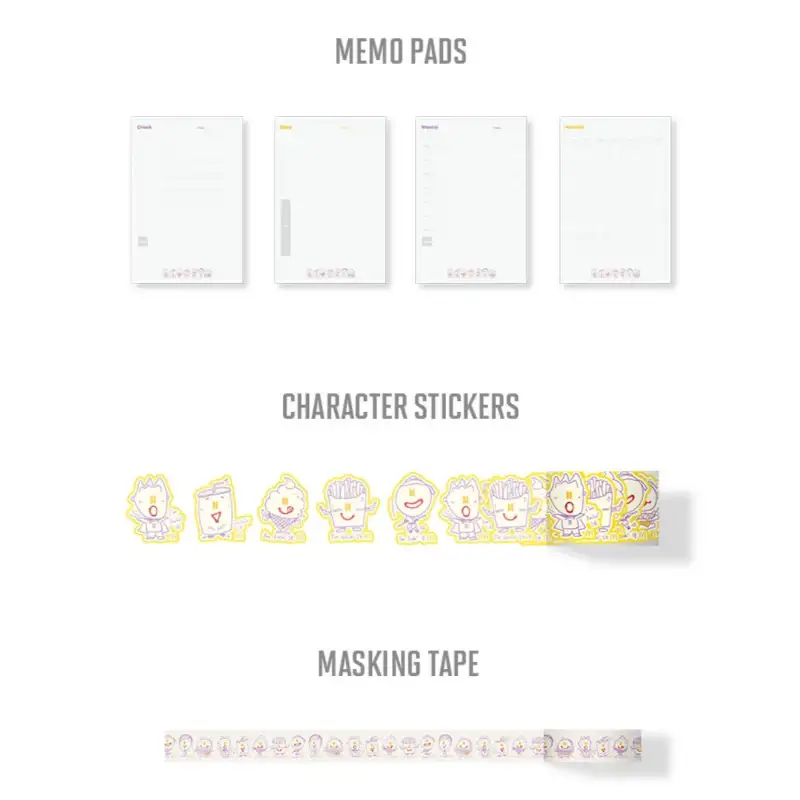 BTS x McD - Saucy Stationery Set - Image 5