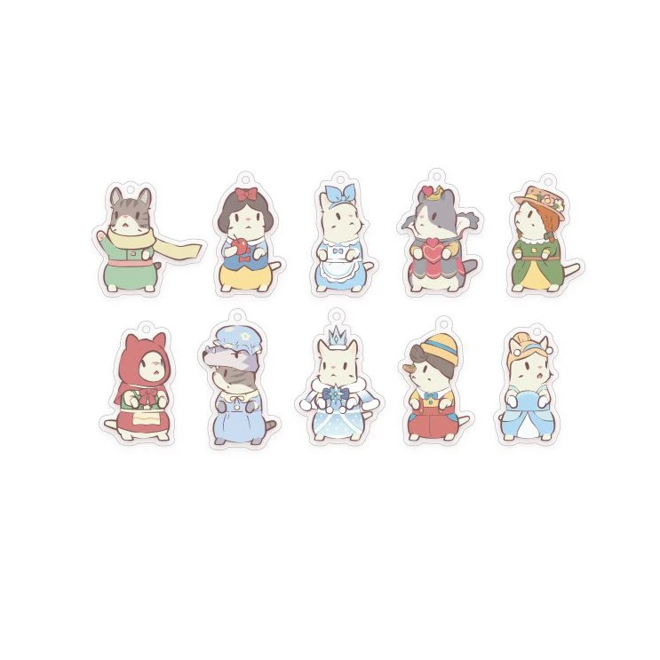 Cats and Soup X V-Square - Acrylic Keyring (Random)