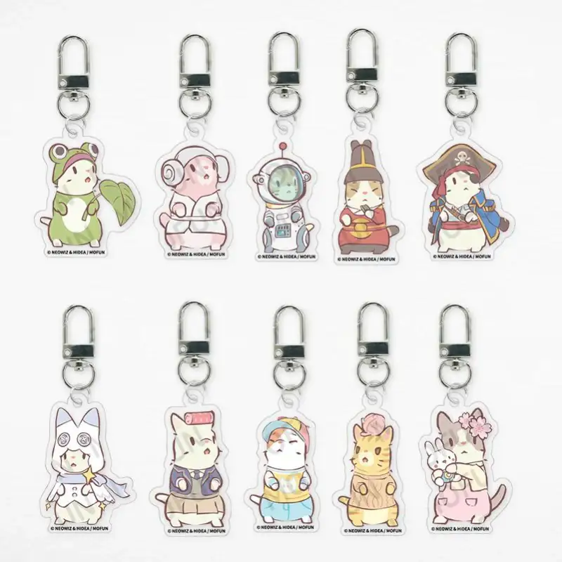 Cats & Soup - Acrylic Keyring (Random) - Image 2