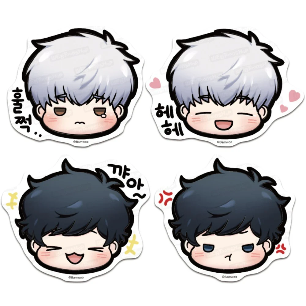 Cherry Blossoms After Winter - Favourite Big Piece Sticker No. 1 Emoticon Set B