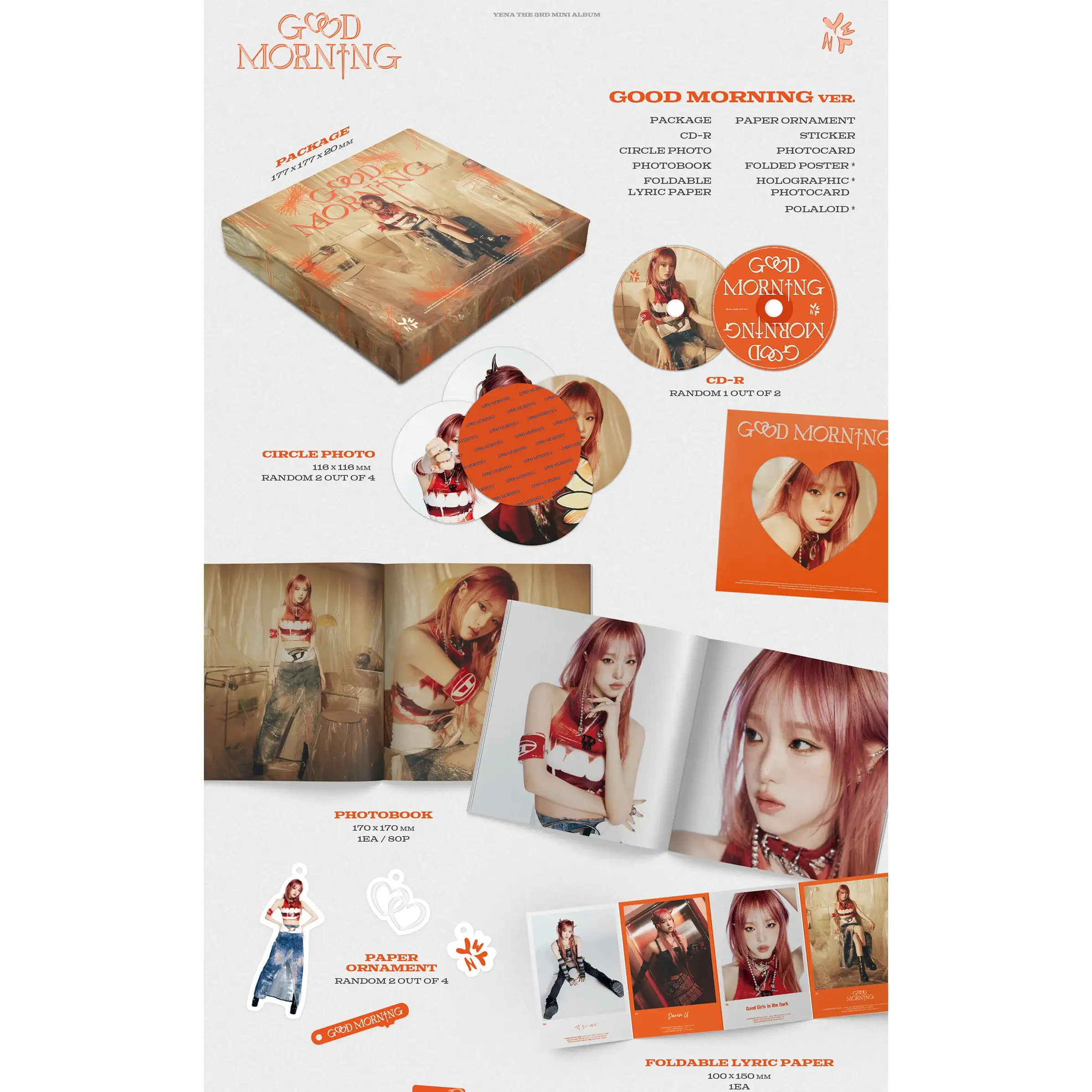 Choi Ye Na - Good Morning : 3rd Mini Album - Image 2