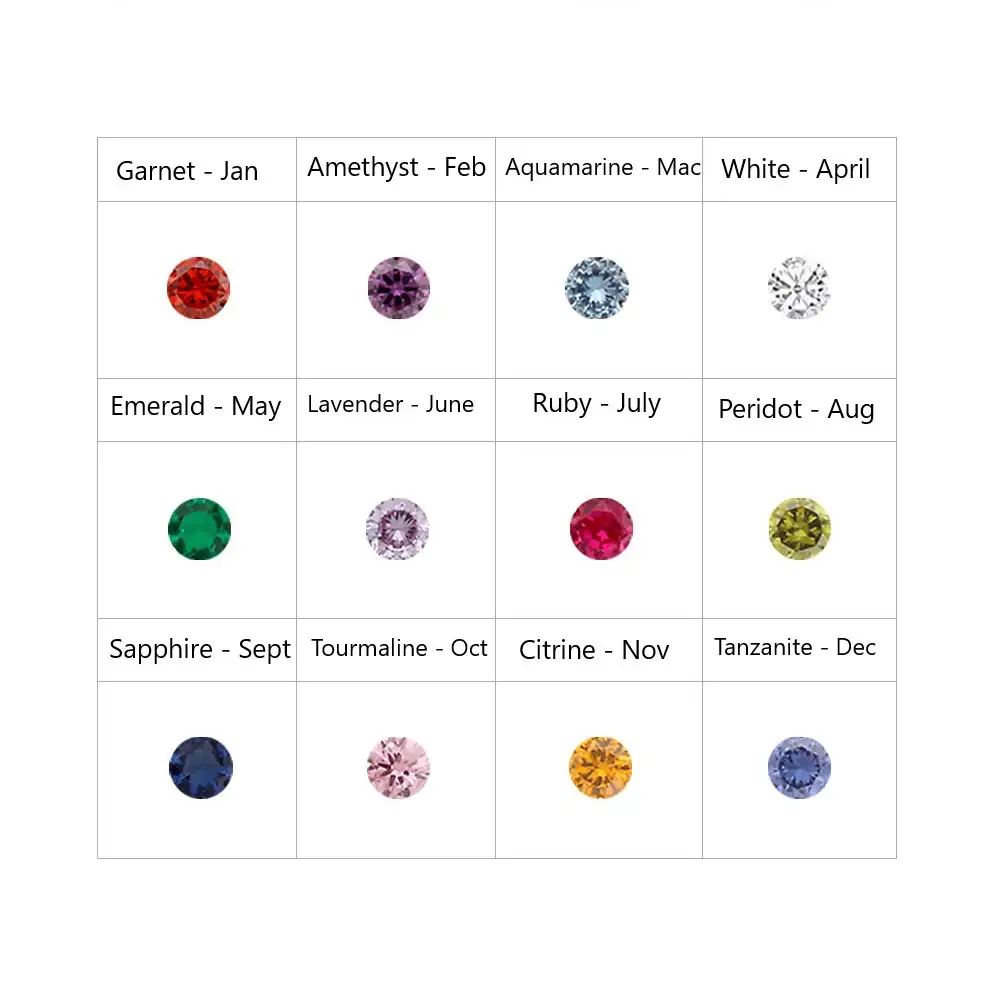 CLUE - 4mm Mirror Ball 10K Rose Gold Ear Pierce (Birthstone) - Image 4