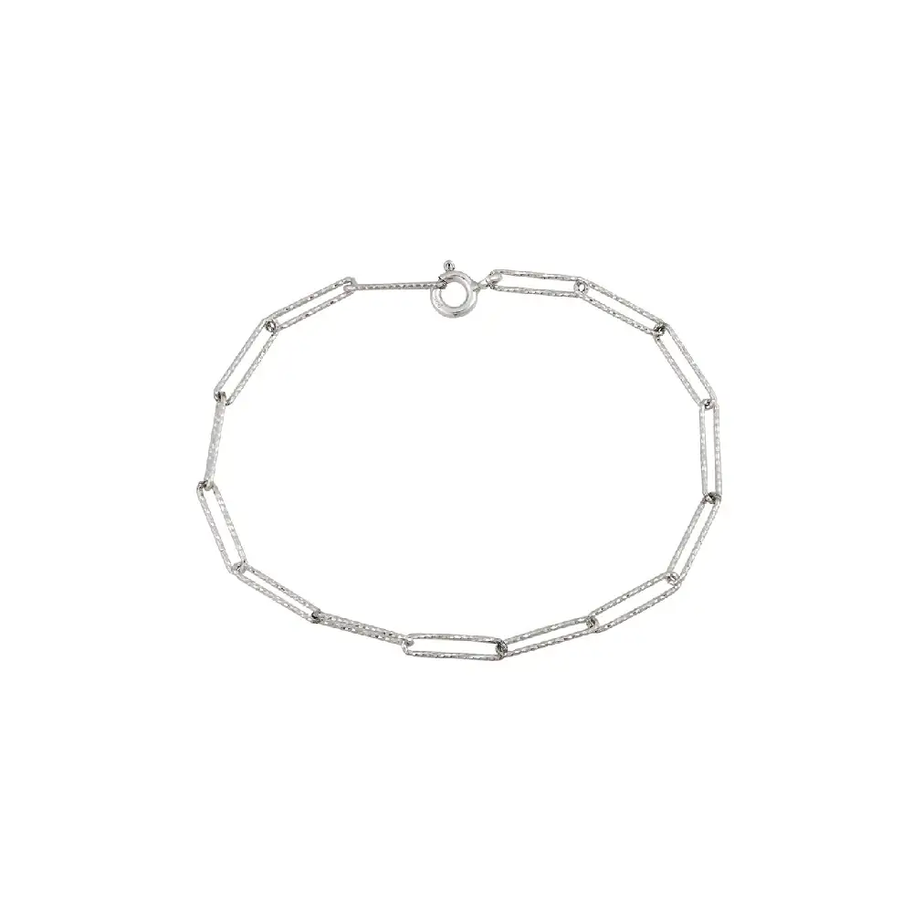 CLUE - Basic Clip Chain Silver Bracelet - Image 3