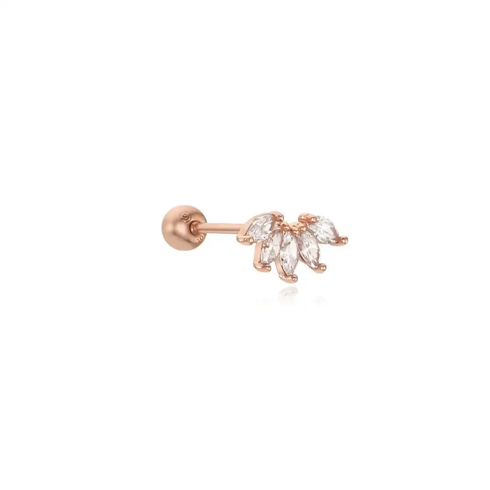 CLUE - Crystal Wing 10K/14K Gold Ear Pierce
