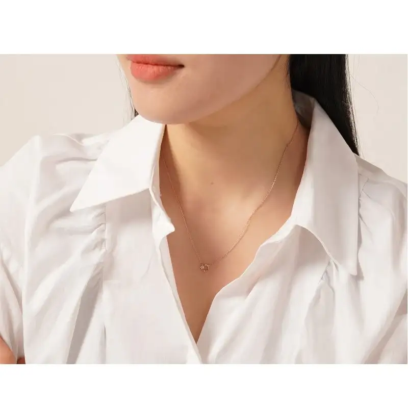 CLUE - Milky Way Starlight Moonlight Brass Necklace - Image 3