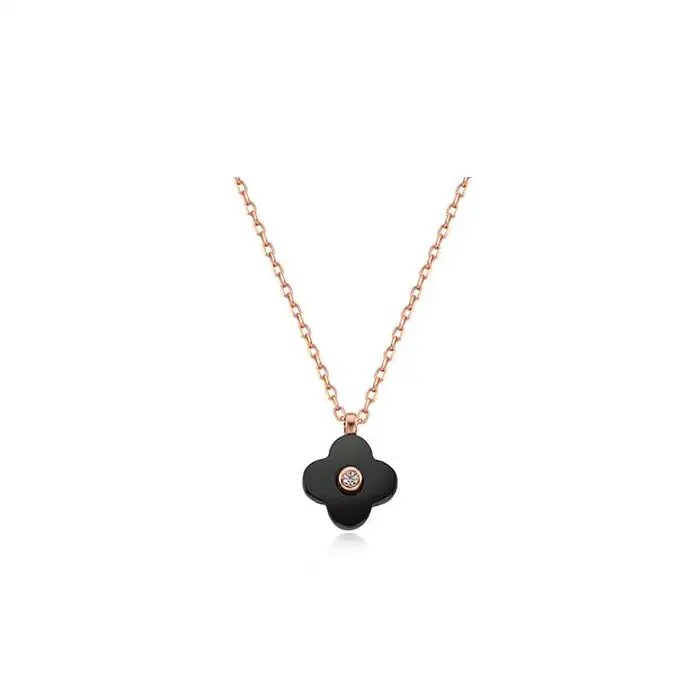 CLUE - Mother-of-Pearl Silver Necklace - Image 3