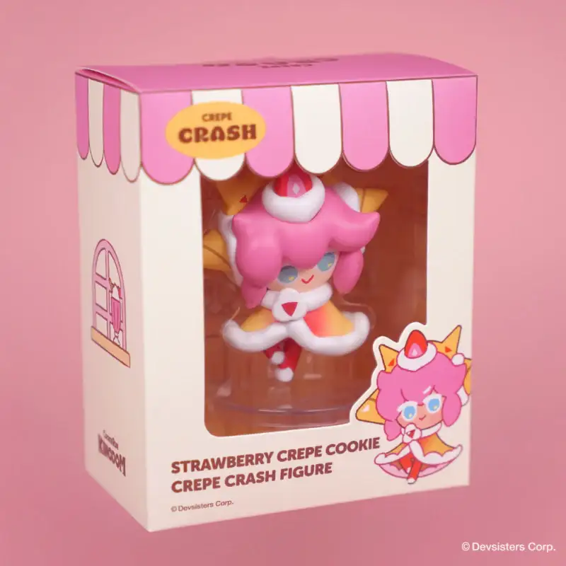 Cookie Run - Crepe Crash Strawberry Crepe Flavor Cookie Figure - Image 2