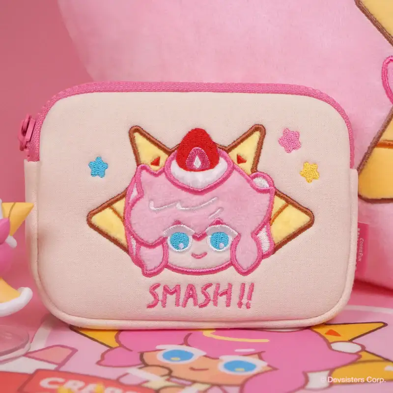 Cookie Run - Crepe Crash Strawberry Crepe Flavor Cookie Pouch - Image 3