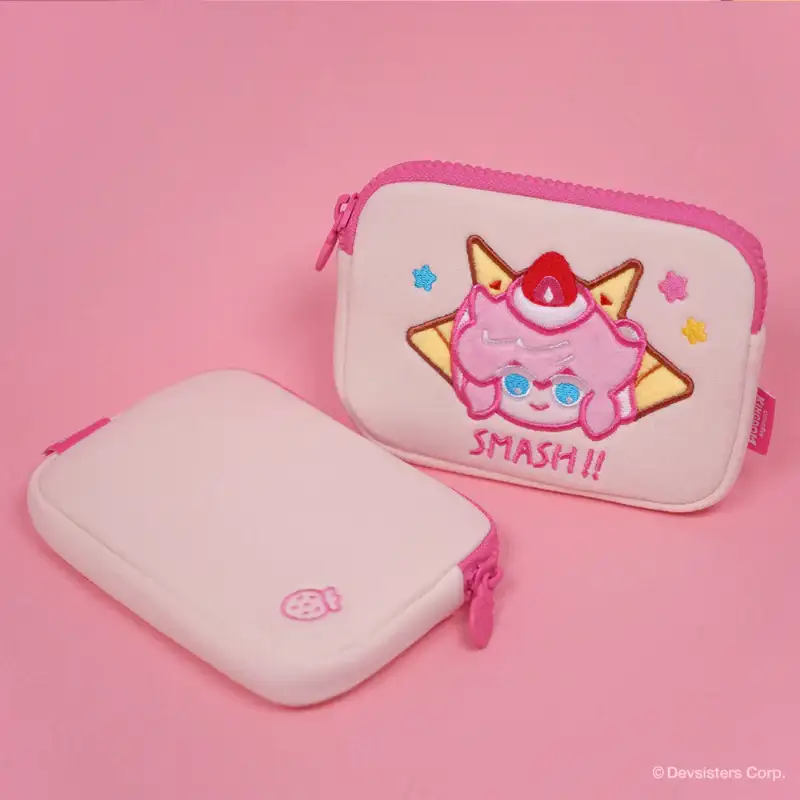 Cookie Run - Crepe Crash Strawberry Crepe Flavor Cookie Pouch - Image 4