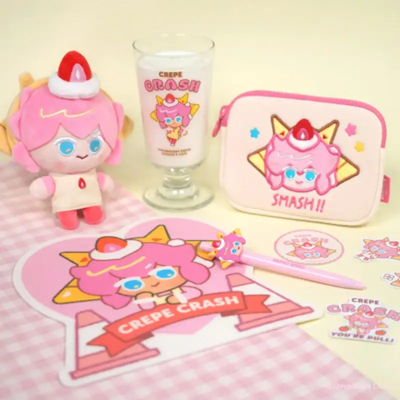 Cookie Run - Crepe Crash Strawberry Crepe Flavor Cookie Special Set