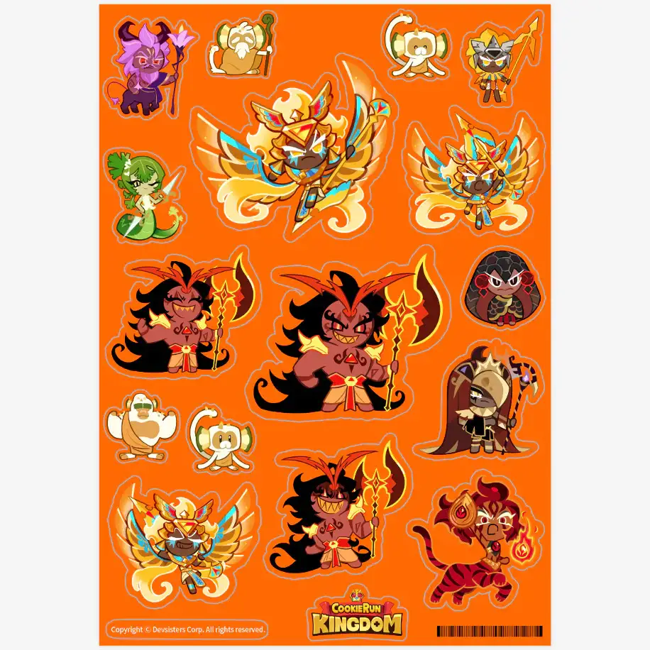 Cookie Run : Kingdom - Fire & Destruction Land Sticker